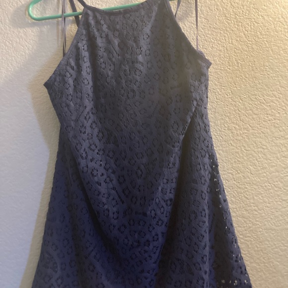 Romeo & Juliette lace tassel ties tank navy medium - Picture 9 of 11